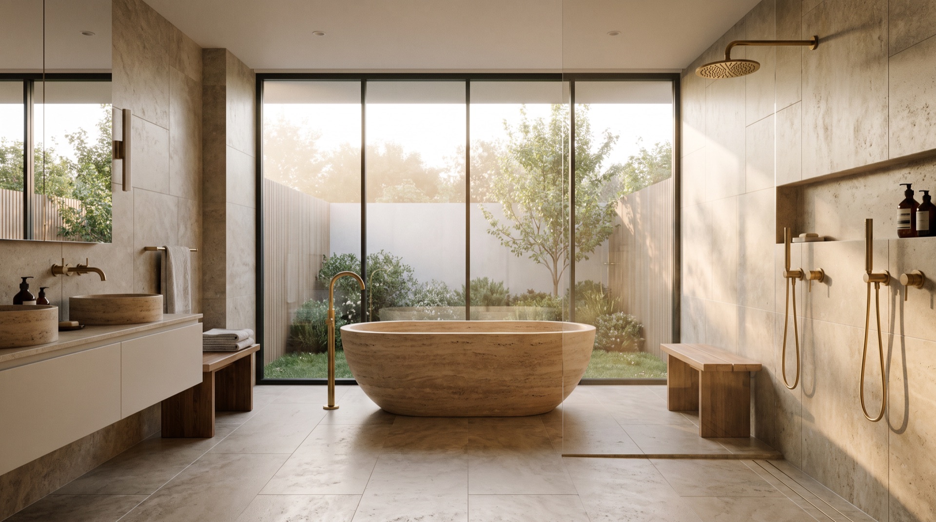 A luxurious modern bathroom fitted by Copperline